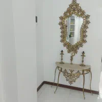 آینه و شمعدان و پایه(برنز اصلی)