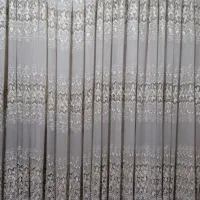 پرده ترک حریر با خامه دوزی گیپور