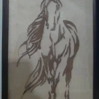 تابلو معرق اسب
