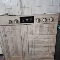 اجاق گاز روشن