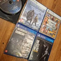 بازیps5 آکبندپلمپ gta/god of war/mirage/last of us