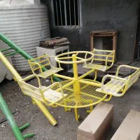 چرخ فلک و الاکلنگ فلزی پارکی باغی تاب و سرسره