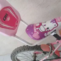 دوچرخه صورتی در حد نو