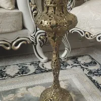 میوه خوری ایستاده و گلدان برنز