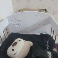 تخت گهواره ای کودک با تشک
