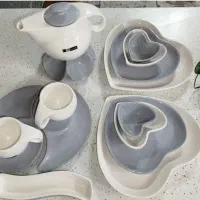 صبحانه خوری سفید طوسی