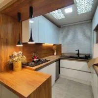 انواع کابینت آشپزخانه. کابینت هایگلاس متری۲۳میلیون