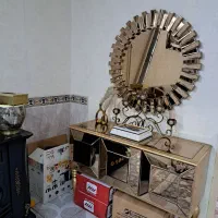 آینه و کنسول طلایی