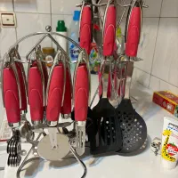 ست کفگیر و ملاقه و ابزار