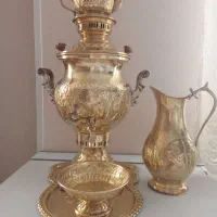 سماور ذغالی برنجی