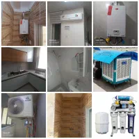 نصب وتعمیر اسپیلت آبگرمکن لباسشویی شیر روشویی