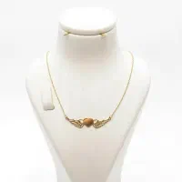 گردنبند قلب فرشته طلای ۱۸ عیار