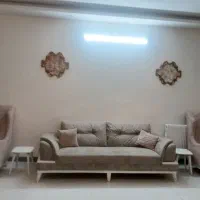 میل ۷ نفره و ناهارخوری ۴ نفره و تی وی فقط 31 م