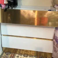 کابینت گاز رومیزی (ام دی اف های گلاس سه کشو)