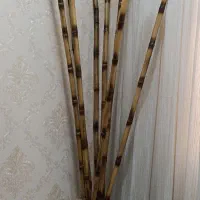 گلدون با چوب بامبو