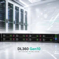 سرورHP DL360 G10 8SFF،تامین تجهیزات‌،رم،هارد،سوئیچ