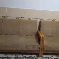 مبل چوبی ۷نفره ، نیازمند تعمیر جزئی
