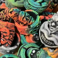 زیرسیگاری قلاف فندک و قلیان بلک‌لایت عمده