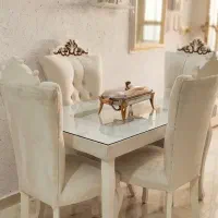 میز نهار خوری چوبی جنس خوب