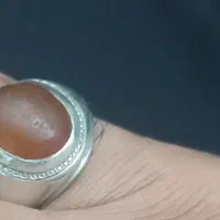 انگشتر نقره کهنه و قدیمی