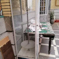 ویترین بوفه دکوری فلزی