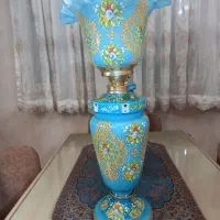 یک جفت چراغ لاله نفتی دو پوست روسی ۵۰ ساله