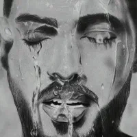 طراحی سیاه قلم چهره