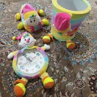 ست ساعت و سطل زباله و ساعت بچه گانه