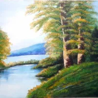تابلوی رنگ روغن سایز ۵۰×۷۰