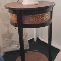تخت پارک و میز تلفن نو استفاده نشده