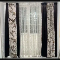 پرده و۴عدد کوسن