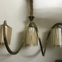 لوستر سه شاخه و تک شاخه طلایی