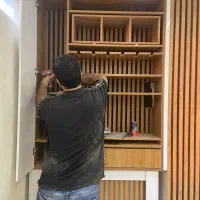 طراحی ساخت نصب کابینت و کمد دیواری