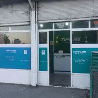 راننده خودرو سواری برای پخش بسته های تیپاکس