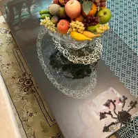 راحتی ۷ نفره چوب و پارچه و میز جلو مبلی تمام چوب