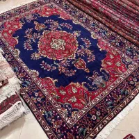 فرس دستبافت ۶متری تبریز زمینه سرمه ای گوشتدار
