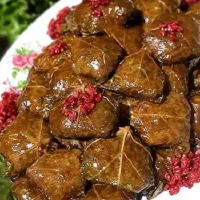 غذای خانگی دلمه و کوفه سبزی و..