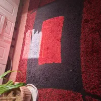 قالیچه کارکرده تمیز پرزبلند