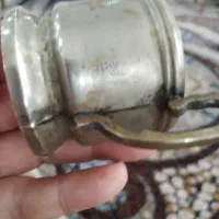 ۵ عدد نقره قدیمی  جای استگانی