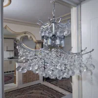 لوستر|لوستر و چراغ آویز|بوئین زهرا, |دیوار