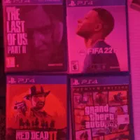 سی دی بازی ps4-فیفا -جی تی ای-د لست اف -رد دد