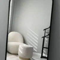 آینه قدی گنبدی  فلزی مشکی