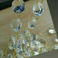کریستال لوستر. ریسه .دونه .حلقه .گوی