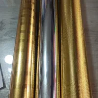 روکش برچسب طرح ورق استیل طلایی کابین آسانسور کد 10