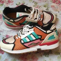 کتونی اورجینال zx 10000 همبرگری،زد ایکس