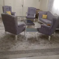 مبل نیمه استیل ۹ نفره