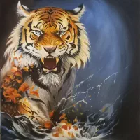 تابلو نقاشی رنگ روغن