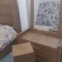 تخت یک نفره نوجوان چوب گردو