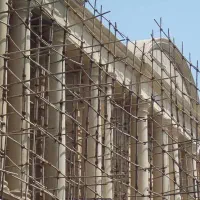 داربست فلزی کوفلاژ  زیر بتون