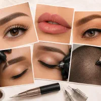 آموزش فیبروز، شیدینگ لب، اسکالپ و تتوخط چشم بن مژه